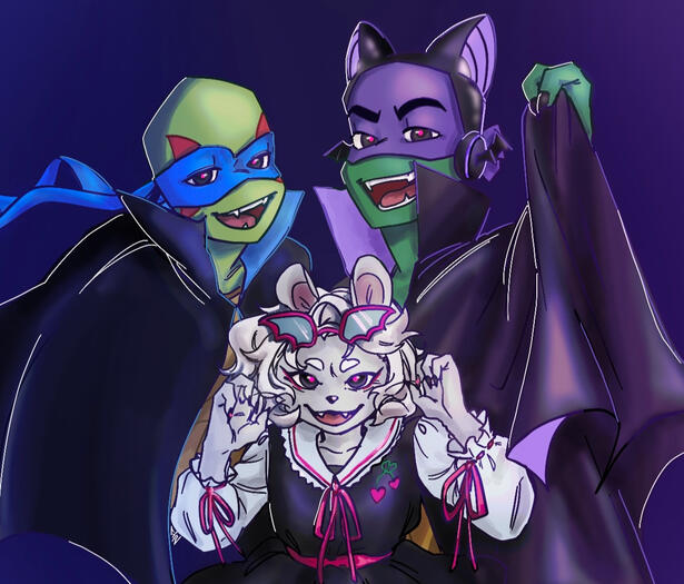 rottmnt halloween feat. Connie (CelestialCherri)